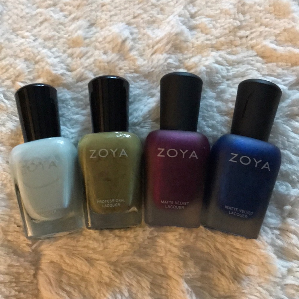 4 Zoya Polishes